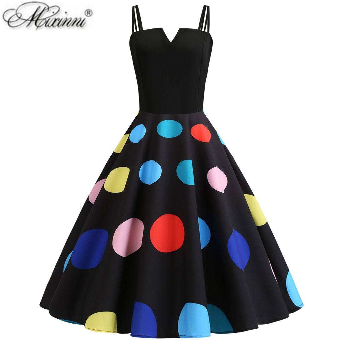 复古大码洋气吊带显瘦连衣裙