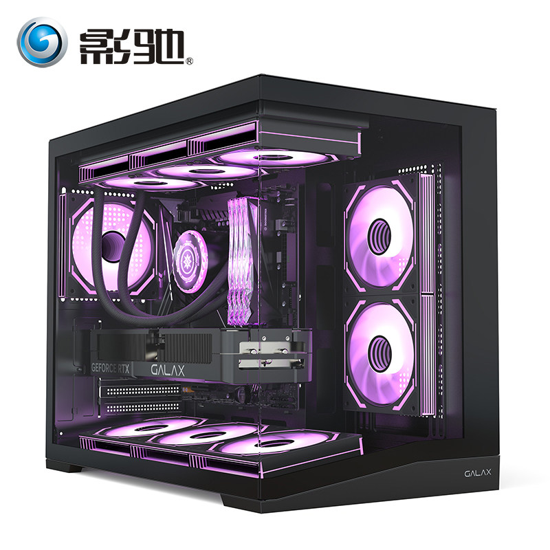 影驰沐光360MX海景房侧透机箱图片