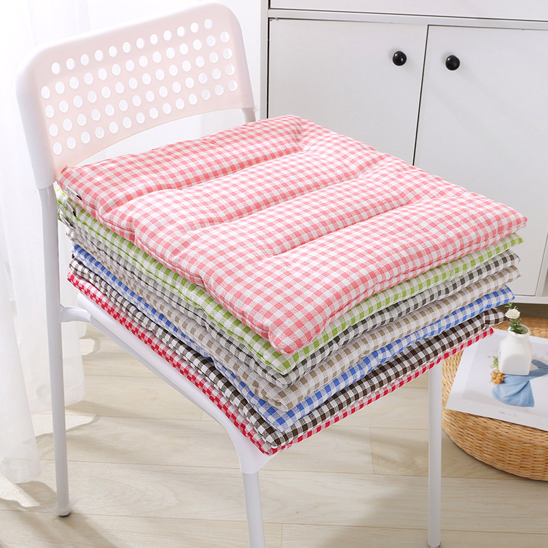 清新薄款棉麻坐垫餐桌椅垫汽车办公室学生板凳子座屁垫子北欧四季,居家布艺,椅垫,淘宝优惠券,粉丝福利购,淘宝优惠卷