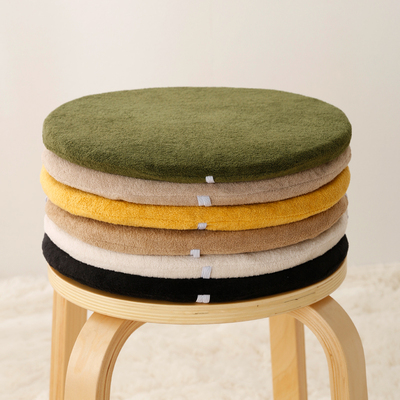 简约四季通用拆洗套圆坐垫定制幼儿园久坐防滑屁垫子凳垫餐椅子垫