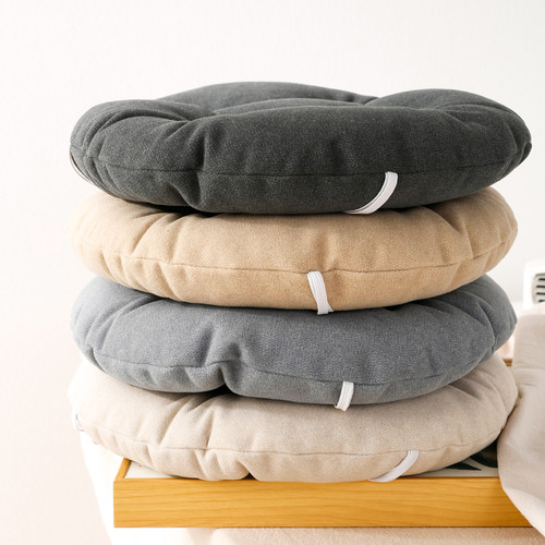 轻奢猫抓绒圆形加厚坐垫