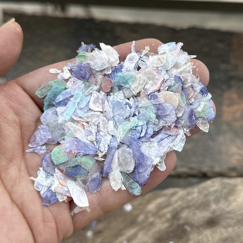 贝壳云母岩片彩光指甲片