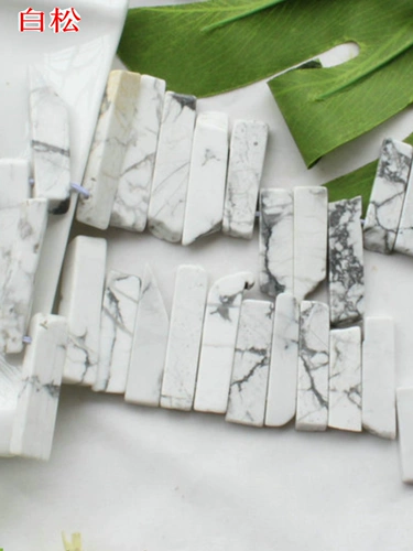 Натуральная природная руда, бирюзовый кварц, агатовые бусины, аксессуар, квадратный тюбик, DIY