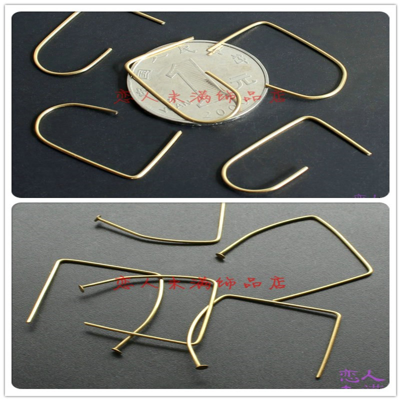 黄铜毛坯 T字针弯形/圆线成形 时尚简约耳钉耳环 耳饰diy饰品配件,饰品/流行首饰/时尚饰品新,其他DIY饰品配件,淘宝优惠券,粉丝福利购,淘宝优惠卷