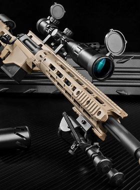 捷鹰MSR尼龙金属爆改抛壳AWM软弹枪男孩成人吃鸡模型玩具狙击枪