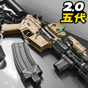 博涵SLR五代2.0玩具枪电动连发m416空挂成人金属男孩CS发射器模型