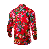 男士潮时尚休闲东北大花衬衫衬衣228-1129-P25，男装衬衫，星座228