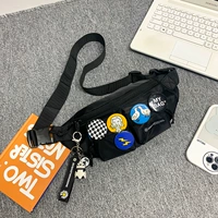 Черный [Получите геометрическую кулон Panda+Badge LH5]