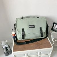 Зеленая джинсовая подвеска