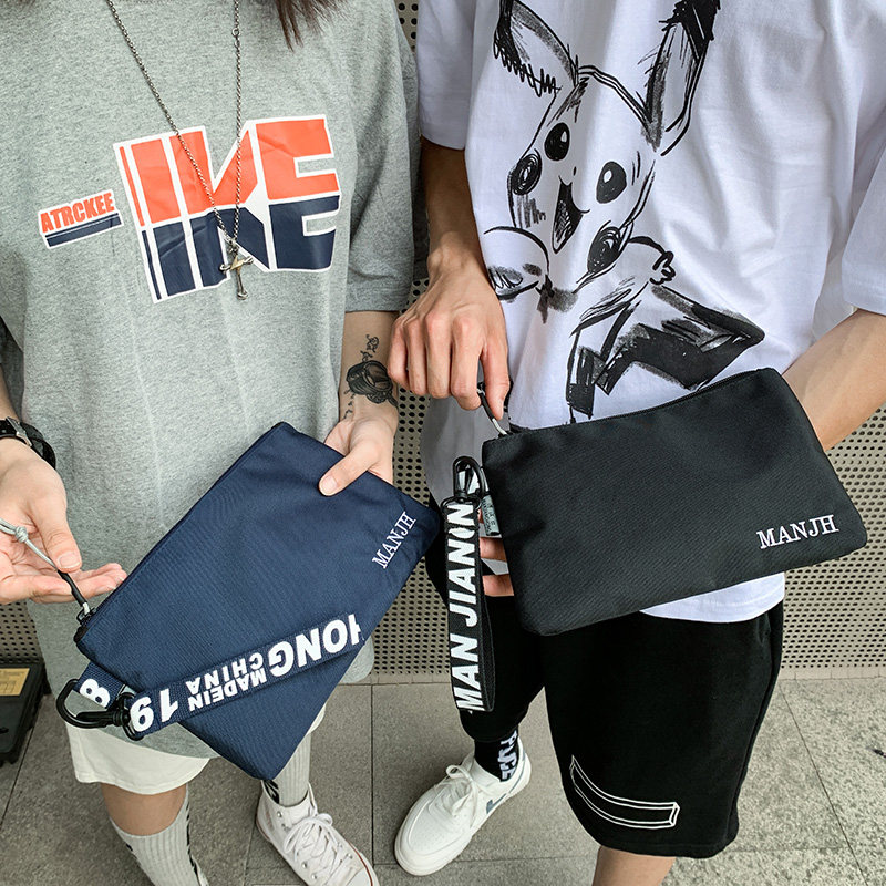 男士手包信封包小怪兽男韩版潮男包手拿包潮男新款时尚大容量手抓