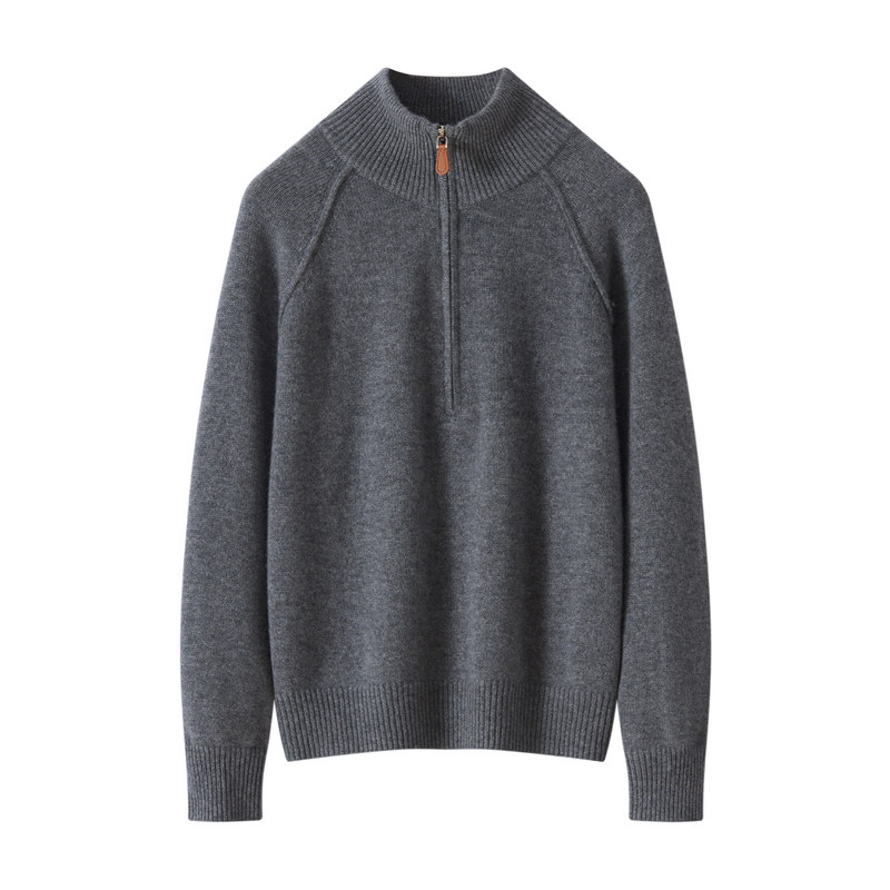 2025秋冬新款100山羊绒衫女半高领厚款拉链套头打底衫针织上衣,女装/女士精品,羊绒衫,淘宝优惠券,粉丝福利购,淘宝优惠卷