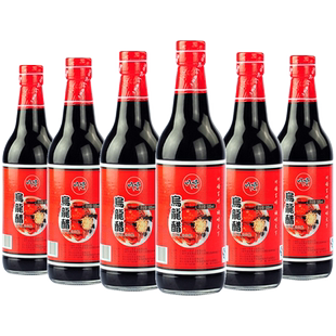 上海川崎精研醋/乌龙醋500ml*6瓶装 调味料食用醋 香醋 酸醋 醋