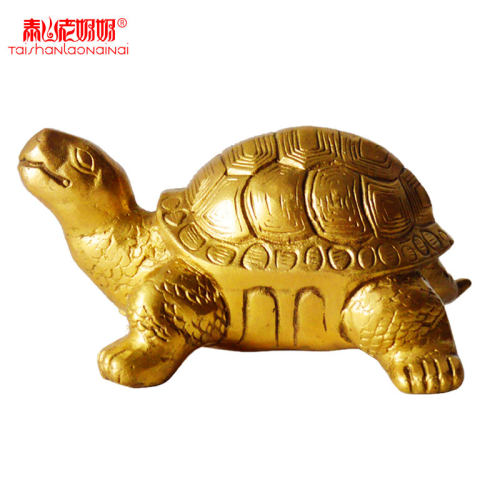 祈福纯铜招财尖角贺寿风水摆件