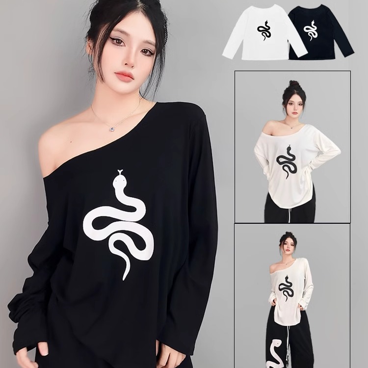 ROKBBK-K/布韩街舞潮牌宽松休闲爵士jazz跳舞上衣女运动嘻哈长袖