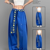 休闲女嘻哈运动服装 ROKBBK－K 布韩街舞潮牌爵士hiphop跳舞长裤 潮