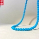天然睡美人蓝松绿松石高瓷高蓝暴力蓝美松珠串项链毛衣链多圈手链