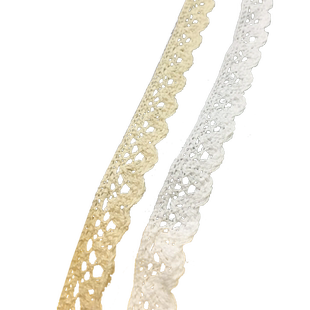 鸳鸯谱 棉花边棉线编织带棉蕾丝花边辅料衣服花边装饰手工diy布艺