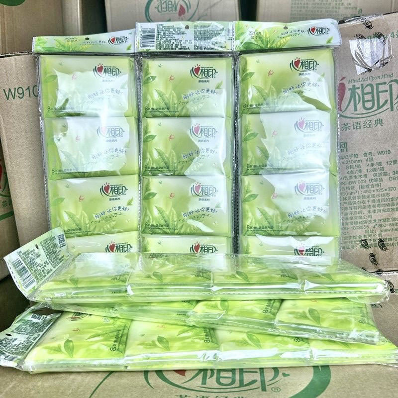 心相印手帕纸特价包邮茶语三层皮夹式钱包纸巾面巾纸8张4层W910