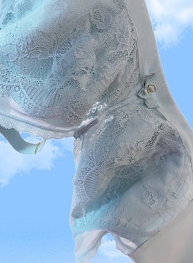 素思玛大胸软钢圈性感蕾丝超薄文胸显瘦聚拢大码内衣胖mmFC32302