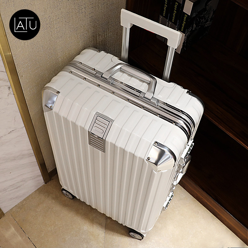 LATU新款行李箱女ins网红男20寸登机箱旅行箱密码拉杆箱皮箱子26