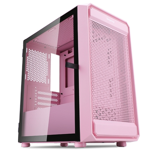 鑫谷小艺术家台式电脑机箱matx全侧透磁吸开合钢化玻璃迷你主机箱