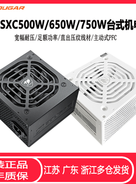 骨伽SXC650台式电脑电源 ATX额定650W静音宽幅背线非模组主机电源
