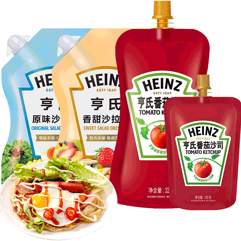 亨氏0脂肪番茄沙司沙拉酱