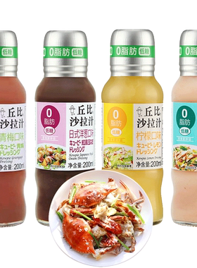洋葱0脂肪丘比水果蔬菜沙拉酱汁