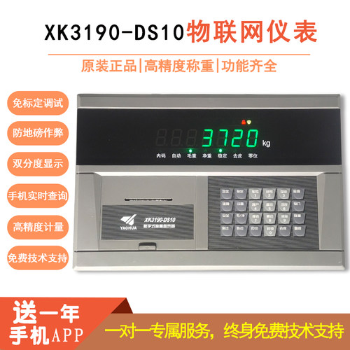 耀华XK3190-DS10地磅称重仪表