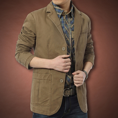 JPDUN西服水洗纯棉宽松