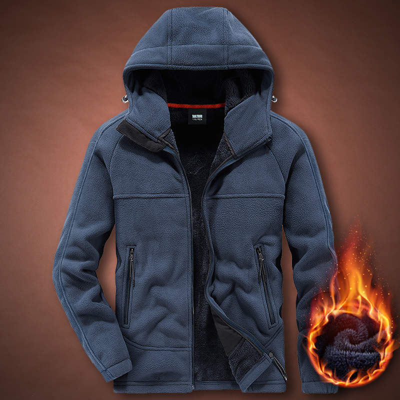 秋冬加绒加厚摇粒绒卫衣