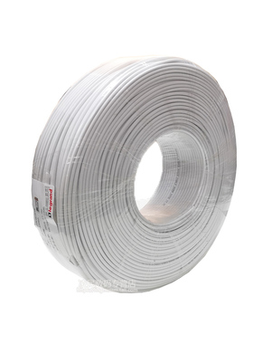 【带防伪码可官网验证】TCL罗格朗4芯电话线300米PC604300A四芯0.5MM无氧铜室内语音线白色