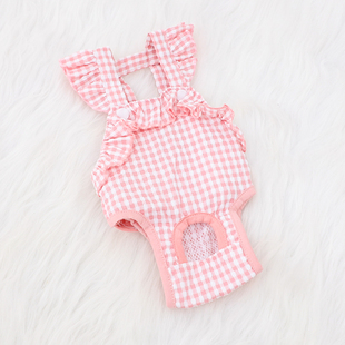 宠物狗狗透气生理裤柯基泰迪法斗雪纳瑞连体衣背带月经姨妈裤比熊