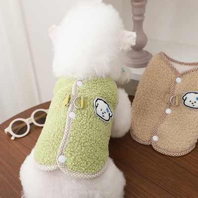 泰迪狗狗衣服2025新款公狗冬装马尔济斯冬季加厚保暖可牵引两脚衣