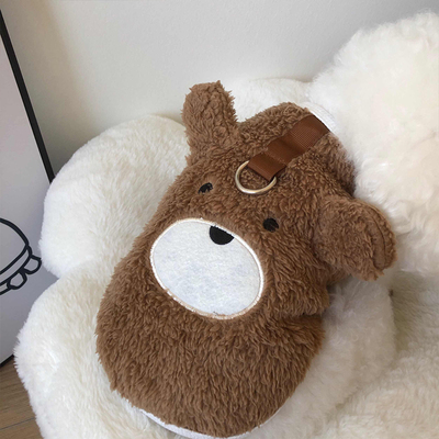 狗衣服2025新款宠物小狗冬可牵引西高地博美户外保暖专用两脚绒衣