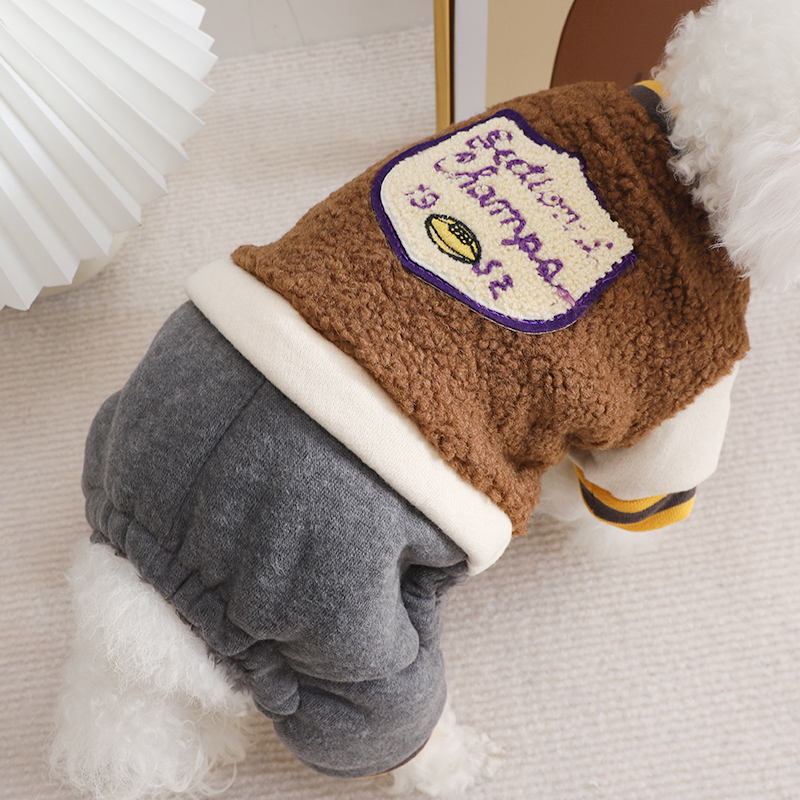 狗狗衣服秋款泰迪比熊背带裤幼犬