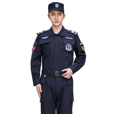 夏网格春秋冬耐磨黑色短袖工作服