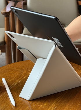 2024新款3+y适用华为平板matepadair12保护套磁吸拆分pro11荣耀pad2无笔槽搭扣双面夹11.5s超薄壳gt12.3防弯