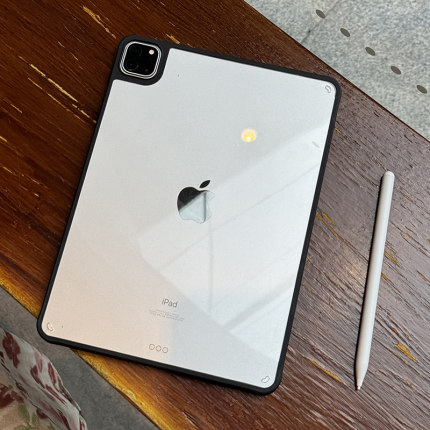 【蝉翼单壳】适用苹果2026ipadpro超薄保护单壳18磁吸22air8亚克力5透明套笔槽10代10.9防弯11寸软壳