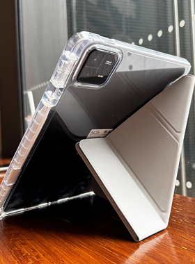 3+y支撑适用小米8平板7pro保护套11英寸6Spro12.4一体式红米Redmipad12.1带笔槽亚克力14MAX透明硬壳防弯Kpad
