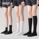 Enjoy it黑色袜子女春秋棉小腿堆堆袜秋冬日系白色JK长袜中筒短袜
