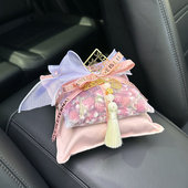 竹炭包汽车用除甲醛除异味干 干燥花香包车内用品车载摆件创意碳