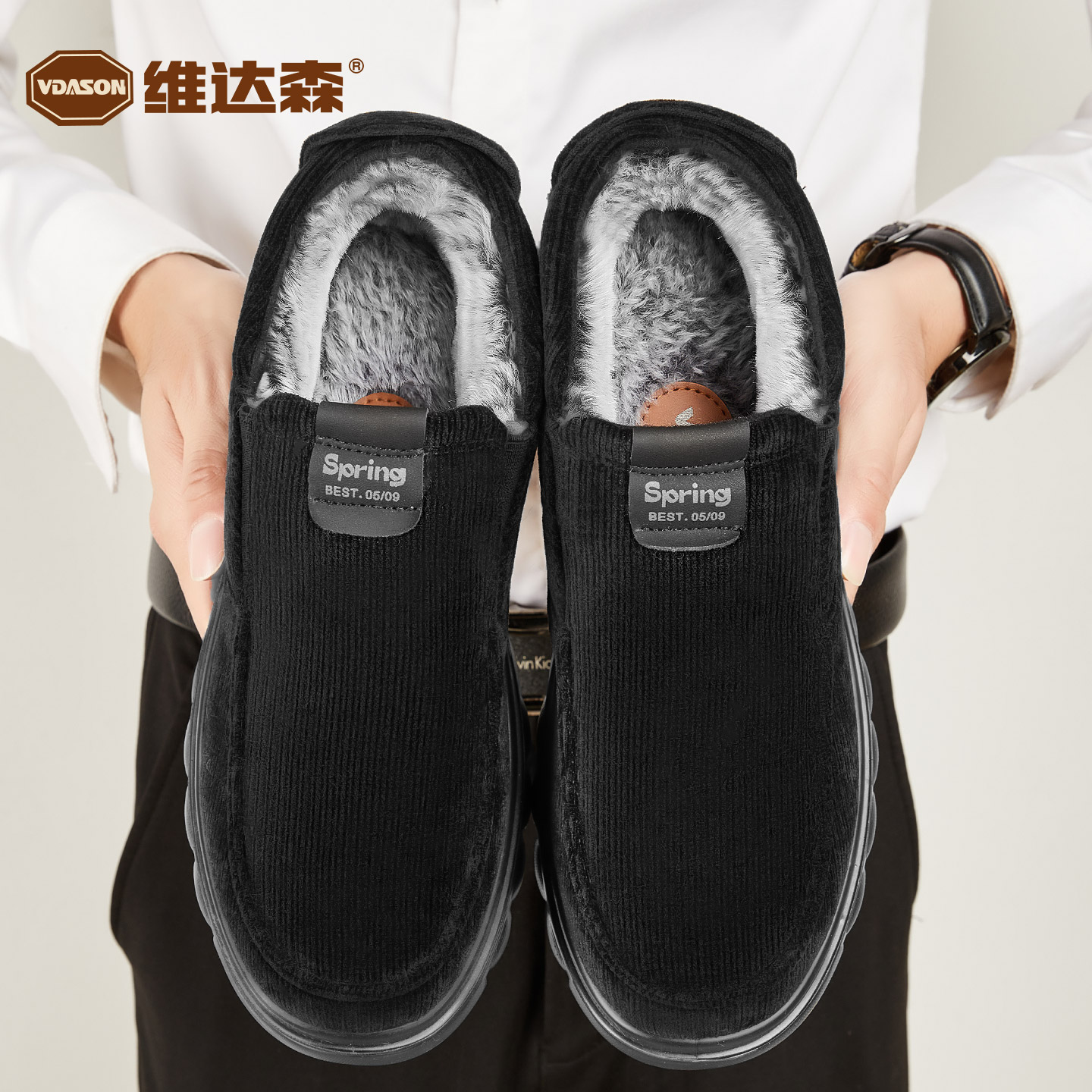 2025新款冬季加绒保暖棉鞋