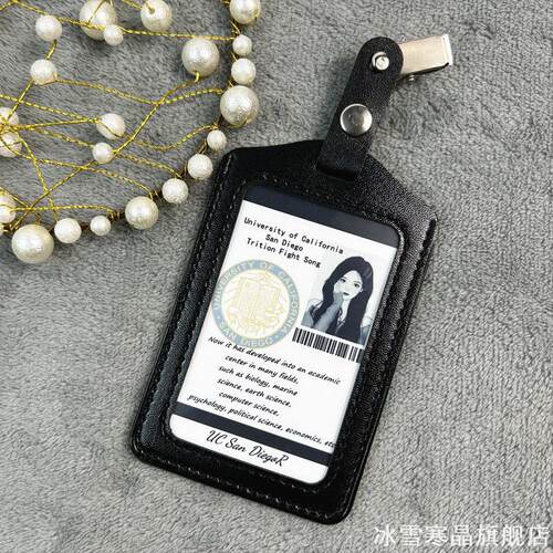 二次元漫展卡套JKcos配饰学生饭卡工牌门禁卡带挂绳防丢保护套