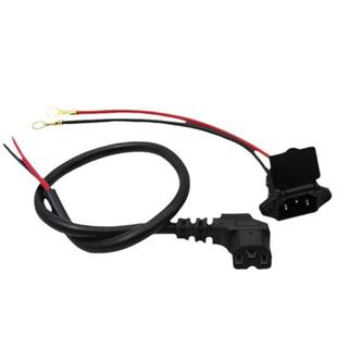 一体适用弯头输出电动车铜芯插头充电线插件接头换接电插头尾巴