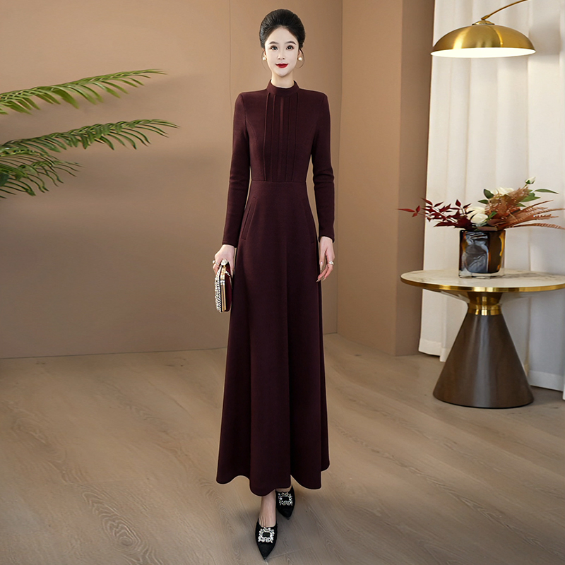 园子靓衣秋冬大摆高端长裙