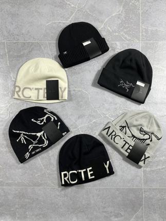 正品现货 始祖鸟Arcteryx图案刺绣徽标装饰 绒线帽子 针织帽 冷帽