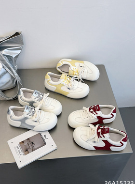 欧洲站2026春真皮阿甘鞋德训鞋运动休闲跑步鞋学生鞋板鞋女15233