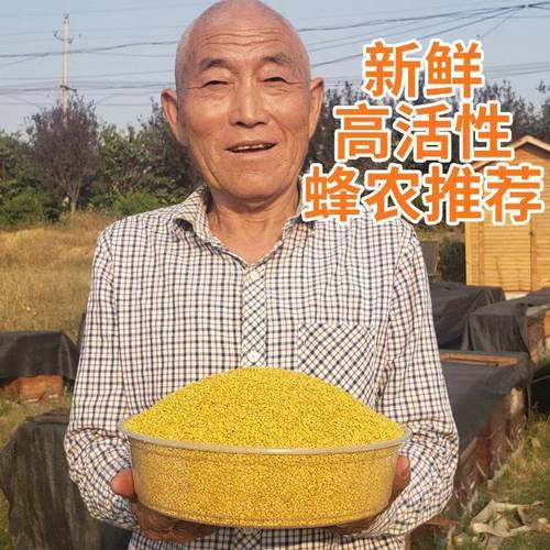天然花粉蜜蜂饲料纯正蜂花粉喂蜂养蜂专用油菜蜂花粉杂粉正品食用