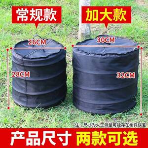 弹簧收蜂笼蜜蜂黑布全套可折叠招蜂袋野外捕蜂器引蜜蜂分蜂群专用